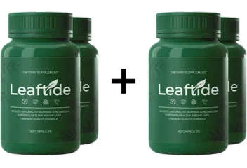 Four bottles of LeafTide capsules — Buy 2 Get 2 Free bundle, most popular