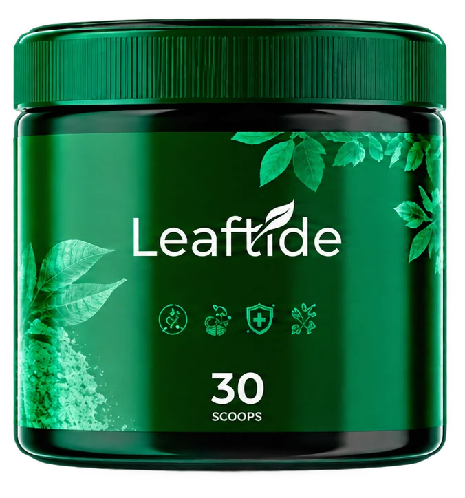 Green LeafTide Powder jar, 30 scoops, natural botanical supplement